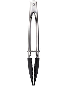 Grabbers Silicone Mini Tongs 18cm in Black