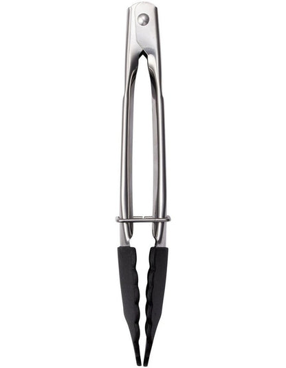 Grabbers Silicone Mini Tongs 18cm in Black
