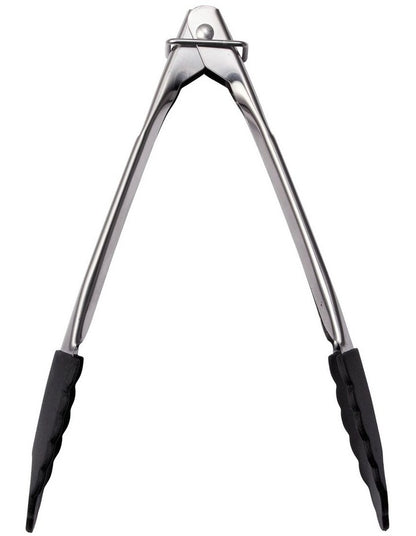 Grabbers Silicone Mini Tongs 18cm in Black