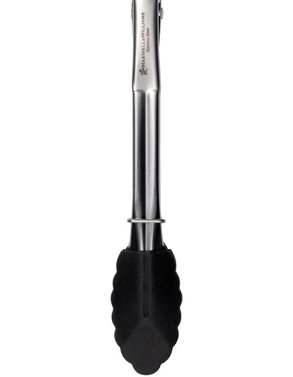Grabbers Silicone Mini Tongs 18cm in Black