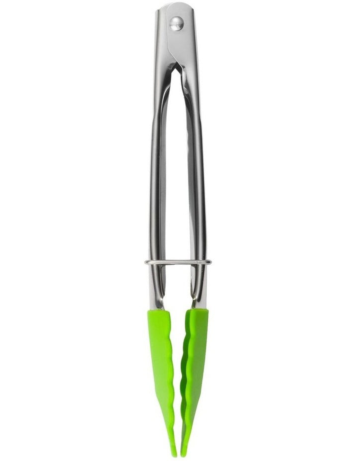 Grabbers Silicone Mini Tongs 18cm in Lime