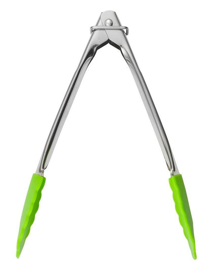 Grabbers Silicone Mini Tongs 18cm in Lime