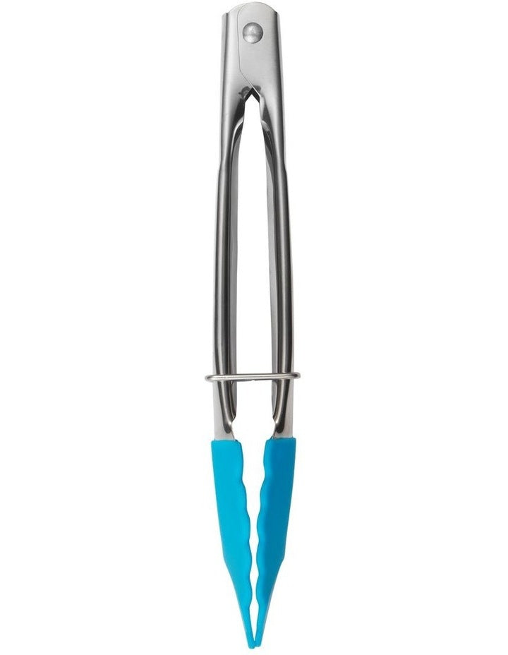 Grabbers Silicone Mini Tongs 18cm in Sky