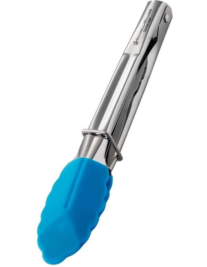 Grabbers Silicone Mini Tongs 18cm in Sky