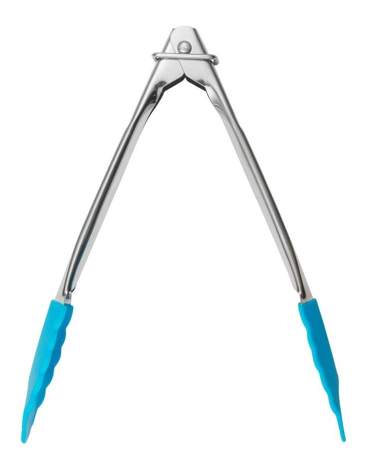 Grabbers Silicone Mini Tongs 18cm in Sky