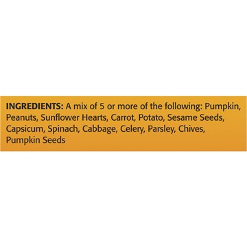 Trill Mix In Veggies Bird Treat 120g