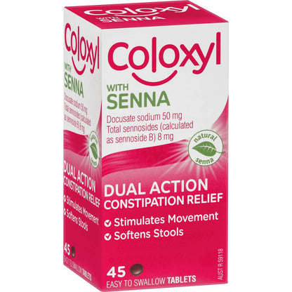 Coloxyl & Senna Tablets 45 Pack