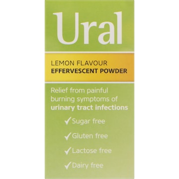 Ural UTI Symptom Relief Sachets Lemon 20 pack