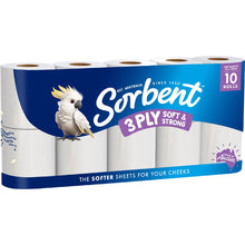 Sorbent 3PLY Silky White Toilet Paper 10 pack