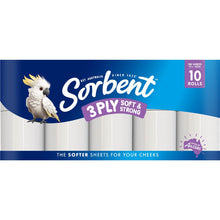Sorbent 3PLY Silky White Toilet Paper 10 pack