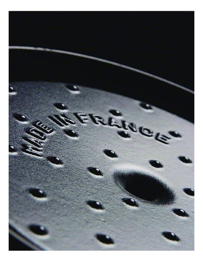Cast Iron Round Cocotte in Black