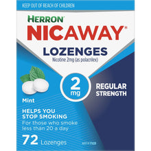 Herron Nicaway Stop Smoking Peppermint Lozenges 2mg 72 Pack