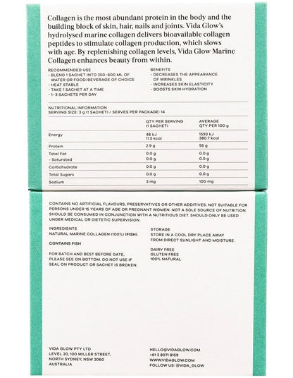 NATURAL MARINE COLLAGEN TRIAL PACK14 SERVES