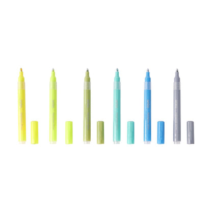 12 Pack Glitter Highlighters