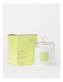 Persian Lime & Lemongrass Candle With Cloche