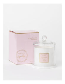 Peony & Jasmine Candle With Cloche