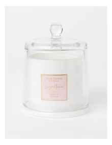 Peony & Jasmine Candle With Cloche