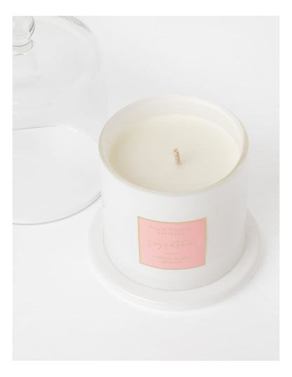 Tuscan Blood Orange Candle With Cloche