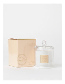 Summer Melon & Papaya Candle With Cloche