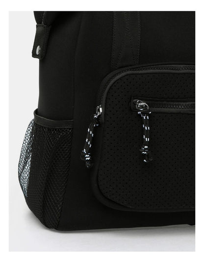 Capri Zip Top Backpack in Black