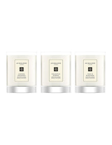 Travel Candle Trio Set
