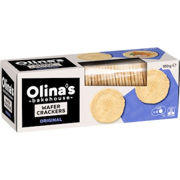 Olina's Bakehouse Wafer Crackers Original 100g