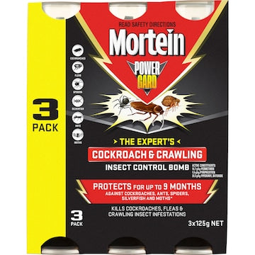 Mortein PowerGard Insect Control Bombs 3 pack