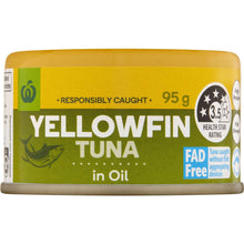 Woolworths Yellowfin Tuna In Oil 95g