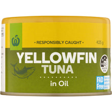 Woolworths Yellowfin Tuna In Oil 425g