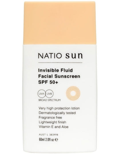 Invisible Fluid SPF50+ Sunscreen 60ml
