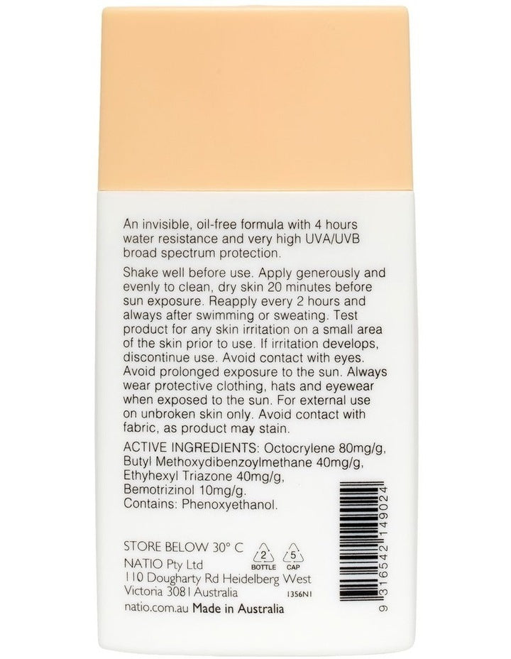 Invisible Fluid SPF50+ Sunscreen 60ml