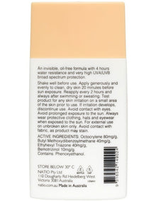Invisible Fluid SPF50+ Sunscreen 60ml