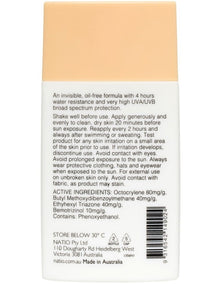 Invisible Fluid SPF50+ Sunscreen 60ml