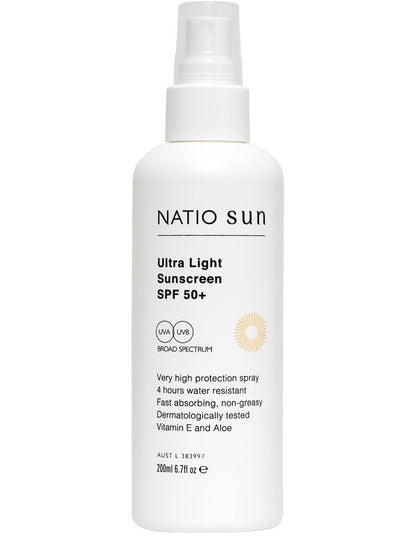 Ultra Light Spray Sunscreen SPF 50&#43; 200ml