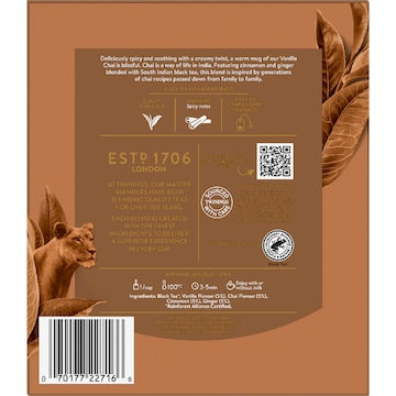 Twinings Chai Vanilla Tea Bags 80 pack