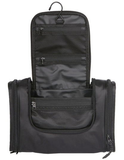 Expandable Hanging Toiletry Bag in Black