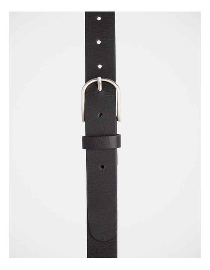 Maddy Leather Belt in Black