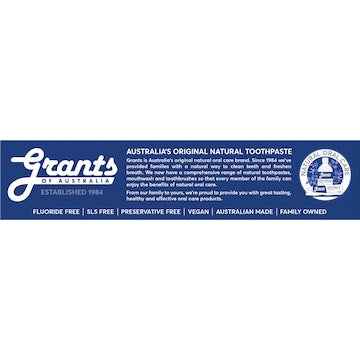 Grants Of Australia Whitening Toothpaste With Baking Soda 110g