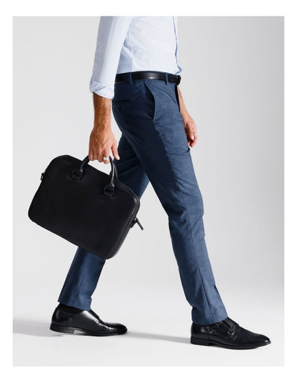Slim Sharkskin Suit Pant in Blue
