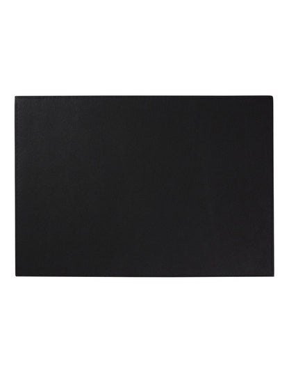 Table Accents Leather Placemat 43x30cm in Charcoal