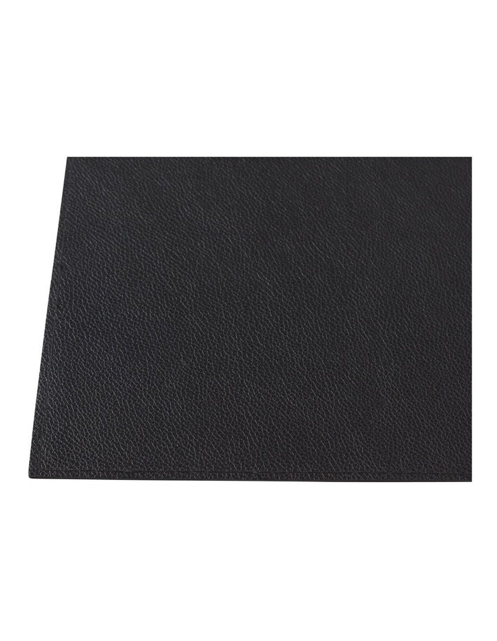 Table Accents Leather Placemat 43x30cm in Charcoal