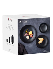 Caviar Dinner Set 12 Piece Gift Boxed in Black