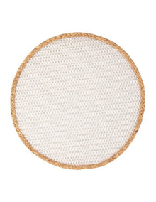 Table Accents Round Placemat 38cm in White