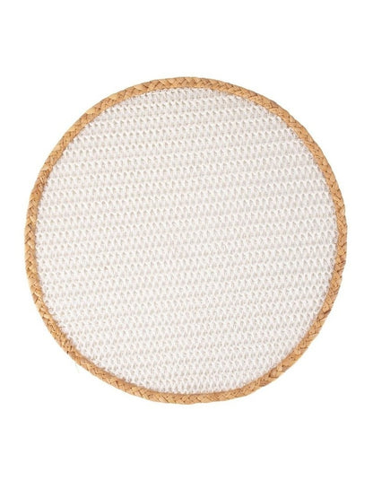 Table Accents Round Placemat 38cm in White