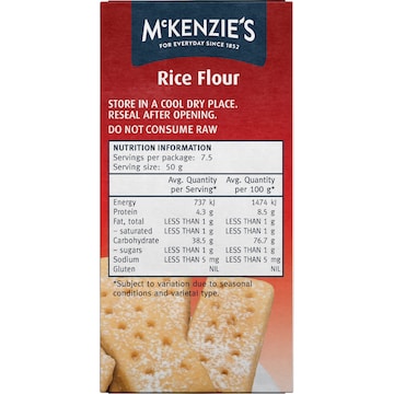 McKenzie's Rice Flour 375g