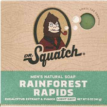 Dr Squatch Rainforest Rapids Men's Natural Bar Soap 141g