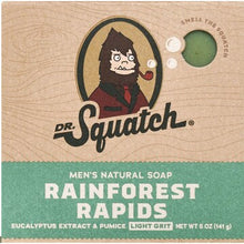 Dr Squatch Rainforest Rapids Men's Natural Bar Soap 141g