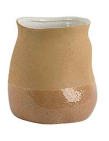 Tuba Ceramic Vase Small in Yellow