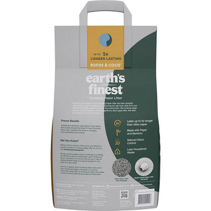 Rufus & Coco Earth's Finest Clumping Paper Litter 7.5L