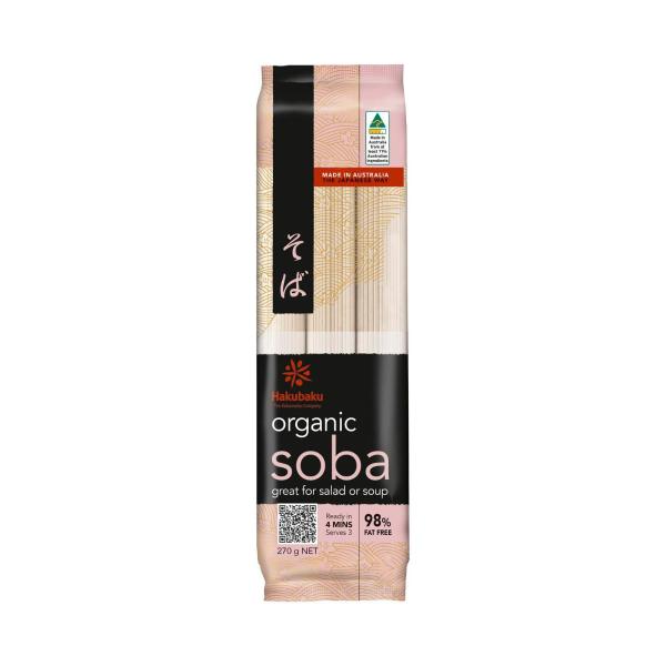 HAKUBAKU ORGANIC SOBA NOODLES 270G